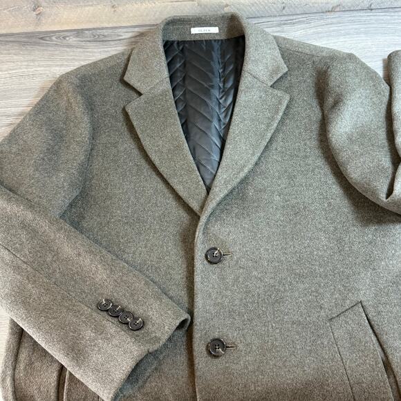 Olzen Heritage 100% Cashmere Coat Size M Lined Luxury Old Money Elevated Basic - Picture 14 of 16